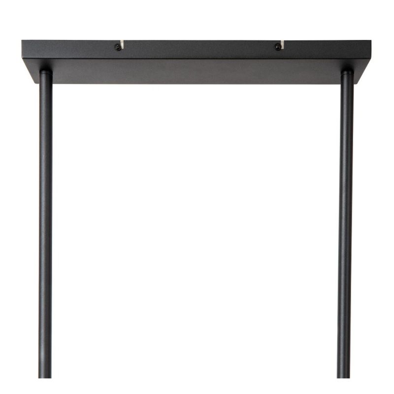 Lucide MILONGA - Závesné svietidlo - 4xE27 - Čierne